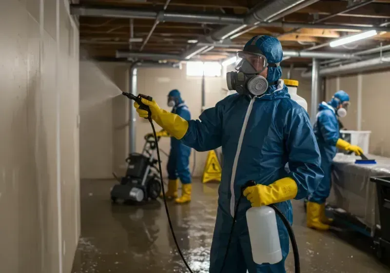 Basement Sanitization and Antimicrobial Treatment process in Cambridge, NE